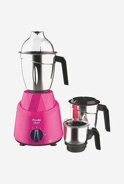 Preethi Galaxy 750W Mixer Grinder (Pink, 3 Jar)