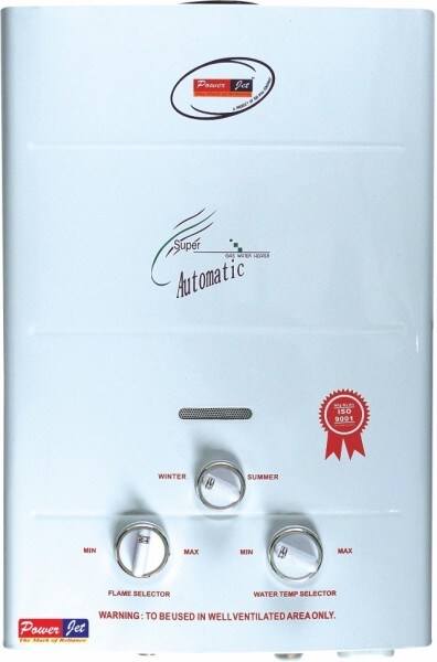 Powerjet 6L Gas Water Geyser (ADH, White) Price in India, Specifications,  Comparison (3rd October 2023) | Pricee.com