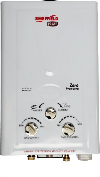 Polar 6L Gas Water Geyser (Aqua, White) Price in India, Specifications,  Comparison (10th September 2023) | Pricee.com
