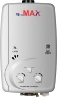 Minmax 7L Gas Water Geyser (Inse, Silver)