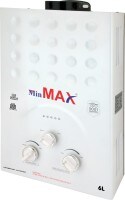 Minmax 6L Gas Water Geyser (Super, Ivory)