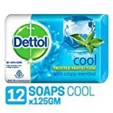 Dettol Germ Protection Cool Bar Soap (125GM, Pack of 12)