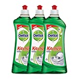 Dettol Germ Protection Lime Splash Kitchen Dish And Slab Gel (750ML, Pack of 3)