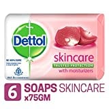 Dettol Germ Protection Skin Care Bar Soap (75GM, Pack of 6)