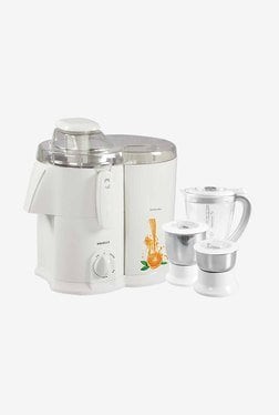 Havells GHFJMAHW050 500W Juicer Mixer Grinder (White, 3 Jar)