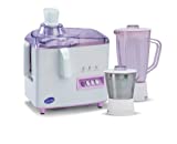 Glen GL 4013 450W Juicer Mixer Grinder (Purple & White, 2 Jar)