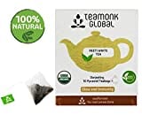Teamonk Global Darjeeling 10 Pyramid Teabages White Tea (20GM, 10 Pieces)