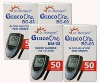 Dr. Morepen Gluco One BG-03 Glucometer Strips (200 Strips)