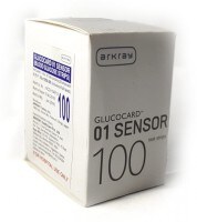 Arkray Glucocard 01 Sensor Glucometer Strips (100 Strips)