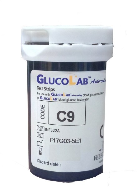 Infopia Glucolab Glucometer Strips (25 Strips)