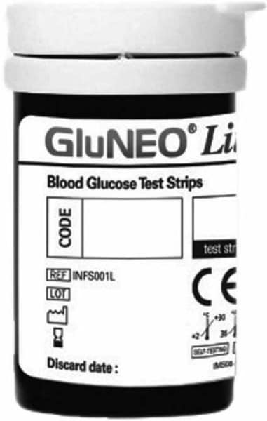 Infopia Gluneo Lite Glucometer Strips (25 Strips)