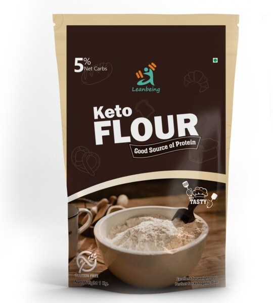 Leanbeing Gluten Free Keto Multigrain Flour (1KG) Price in India