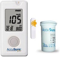 Dr. Gene Gold Glucometer (35 Strips, White)