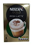 Nescafe Gold Irish Latte Instant Coffee (Irish Latte, 176GM, 8 Pieces)
