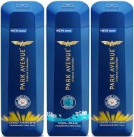 Park Avenue Good Morning Cool Blue Deodorant Body Spray Talc (200GM, Pack of 3)