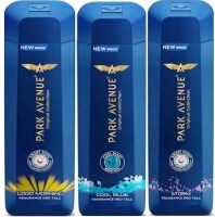 Park Avenue Good Morning + Cool Blue + Storm Deodorant Body Spray Talc (200GM, Pack of 3)