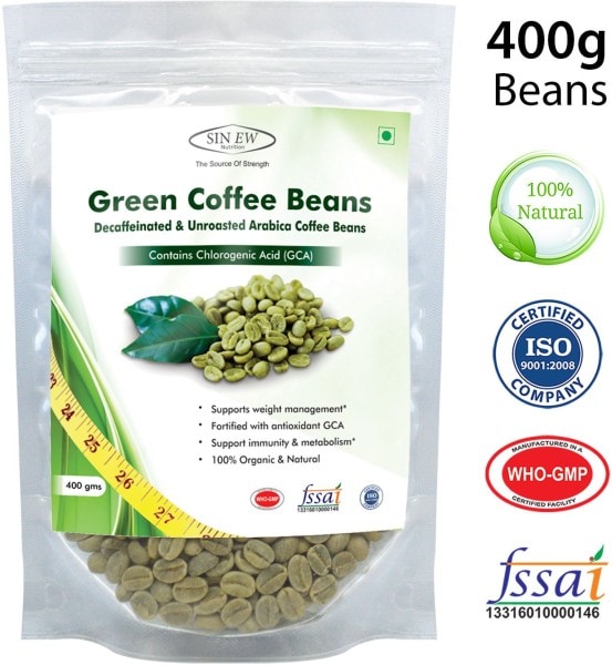 Sinew Nutrition Green Beans Coffee (Green, 400GM) Price in India