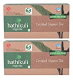 Hathikuli Organic Green Tea (100GM, Pack of 2, 25 Pieces)