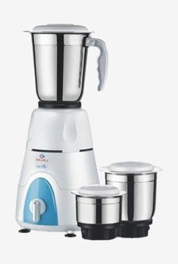 Bajaj Gx 03 500W Mixer Grinder (White, 3 Jar)