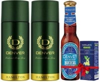 Denver Hamilton & Honour Body Spray With Anti Dandruff Beer Shampoo (Pack of 2)