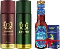 Denver Hamilton & Honour Body Spray With Anti Dandruff Beer Shampoo (Pack of 4)