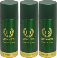 Denver Hamilton Combo Pack Body Spray (495ML, Pack of 3)