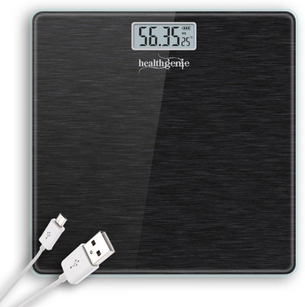 Healthgenie HG-14590 Digital Weighing Scale (Black)