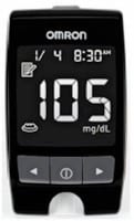 Omron HGM-111 Glucometer (10 Strips, White)