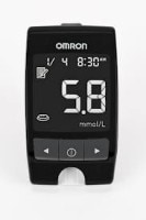 Omron HGM-112 Glucometer (20 Strips, Black)