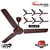 HomeKrafts Hi Breeze Ceiling Fan (Brown)