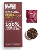 Onlyleaf Hibiscus Cinnamon Clove Green Tea (54GM, 27 Pieces)