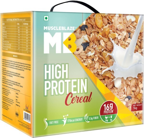 MuscleBlaze High Protein Cereal (1KG) Price in India, Specifications