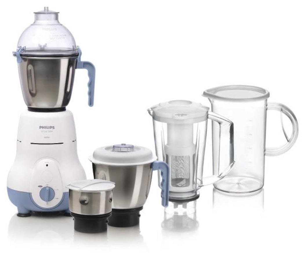 Philips HL1643/06 600W Mixer Grinder (Blue, 5 Jar)