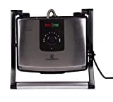 HOMEBERG HSG720 Grill, Toast Sandwich Maker (Silver)