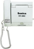 Sonics HT2002 Corded Landline Phone (White)
