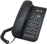 iBELL IBLBP200 Corded Landline Phone (Black)