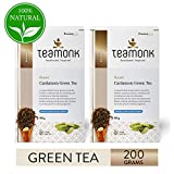 Teamonk Ikusei Nilgiri Cardamom Green Tea (200GM, Pack of 2)