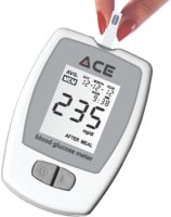 ACE Indigenous Glucometer (50 Strips, White)