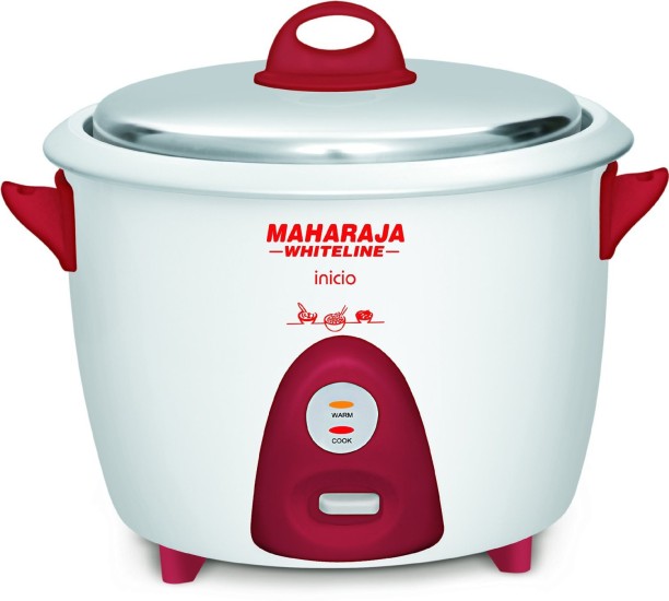 Maharaja Whiteline Inicio 1.8 L Rice Cooker (White)