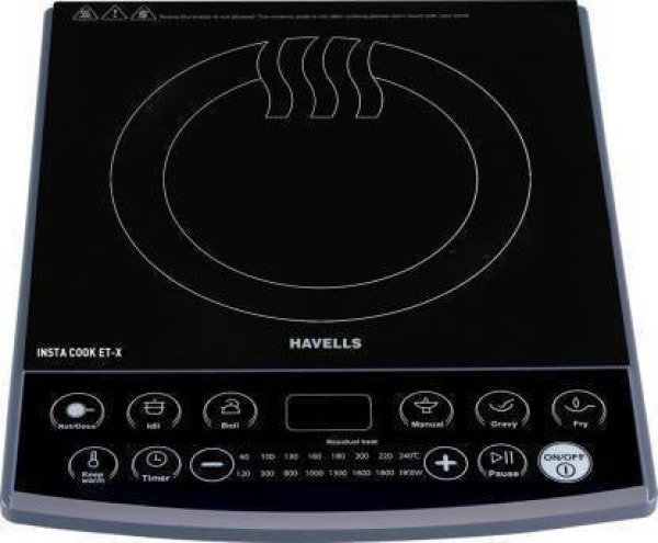 Havells Insta ETX 1900 W Induction Cooktops (Black)