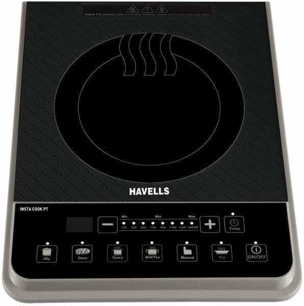 Havells Insta PT 1600 W Induction Cooktops (Black) Price in India
