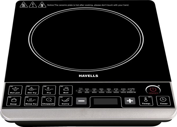 Havells Insta STX 2000 W Induction Cooktops (Black)