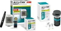 Accu-Chek Instant S Glucometer (10 Strips, White)
