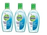 Dettol Instant Spring Fresh Hand Sanitizer (50ML, Pack of 3)