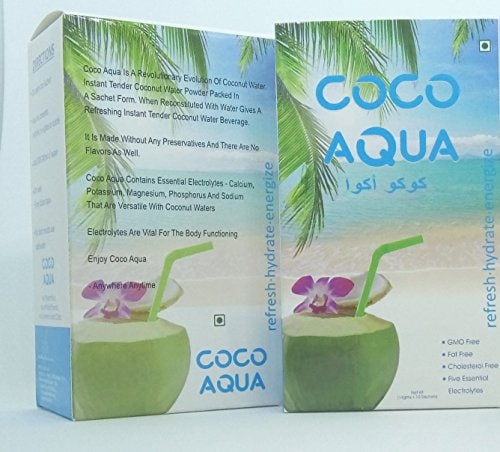 Coco Aqua Instant Tender Coconut Water Powder (499GM, Pack of