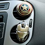 Beauty Panda Iron Man Captain America Shield Car Outlet Perfumes (Multi-Color)