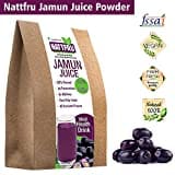 Nattfru Jamun Juice Powder (Jamun, 100GM, Pack of 2, 8 Pieces)