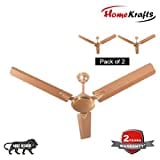 HomeKrafts Jwel Ceiling Fan (Antique Copper)
