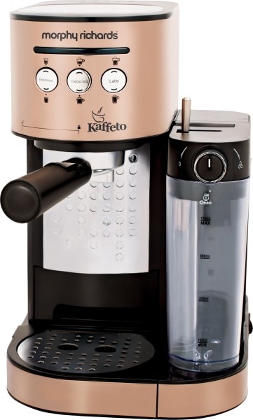 Morphy Richards Kaffeto Coffee Maker (Black & Gold)