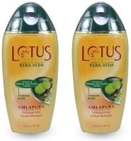 Lotus Herbals Kera Veda Amla Pura Shampoo (200ML, Pack of 2)